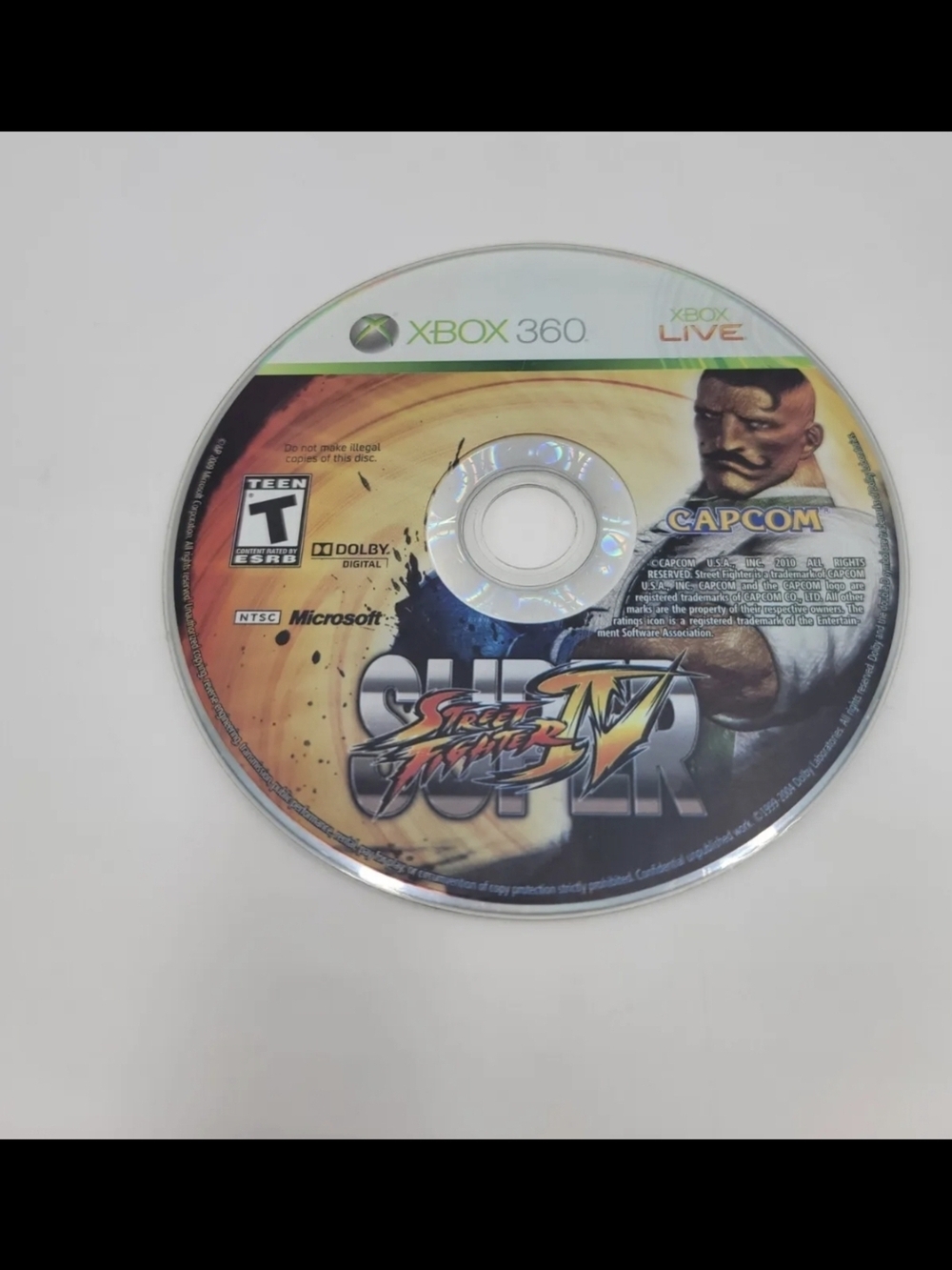 Super Street Fighter IV Game Disc - You 360
